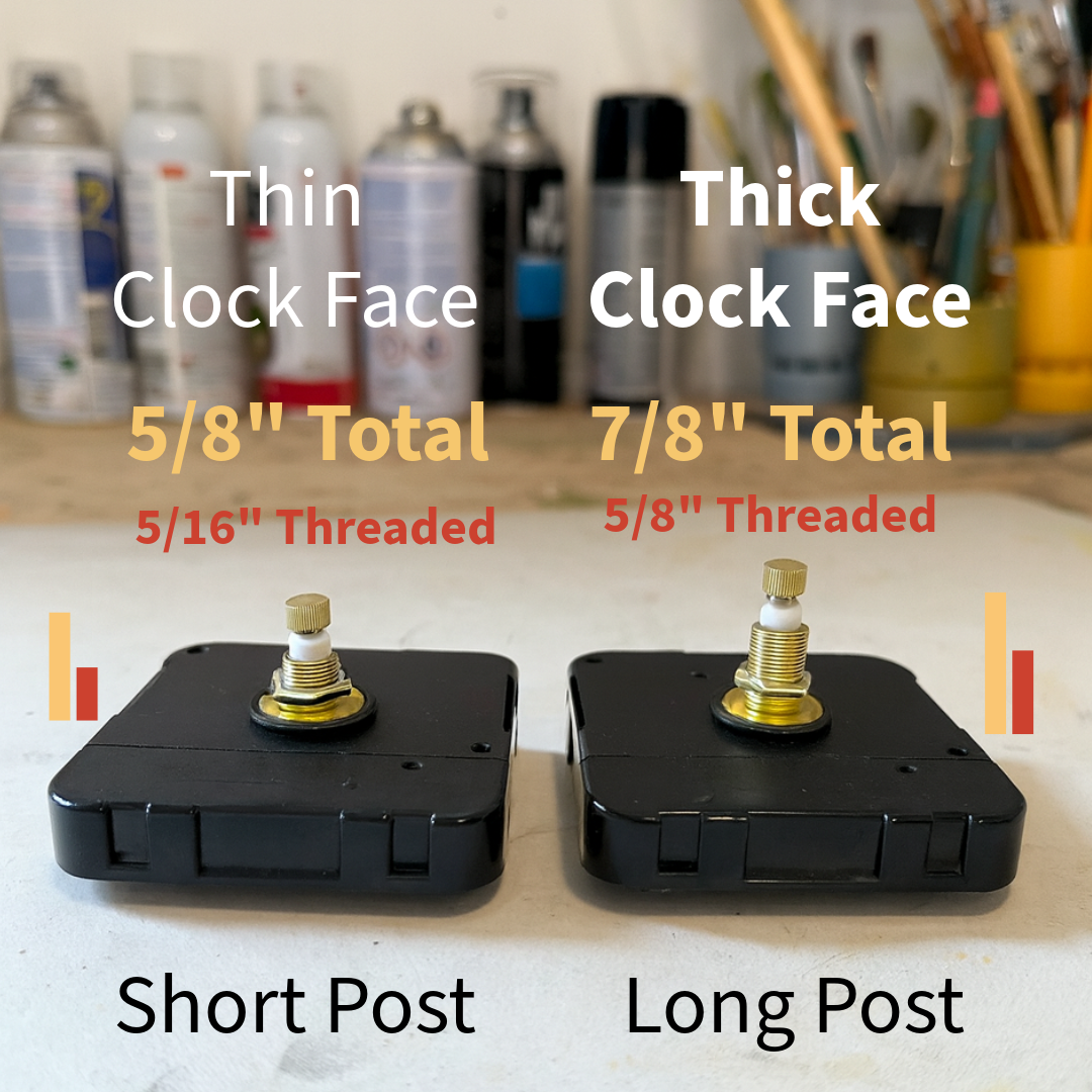Bora Bora - Clock Hand Kit - For Clocks 5-1/2" - 6-1/2" in Size