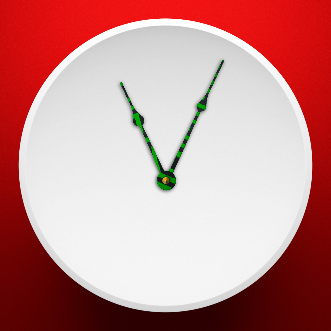Green Impact - Clock Hand Kit - For Clocks 9" - 10" in Size