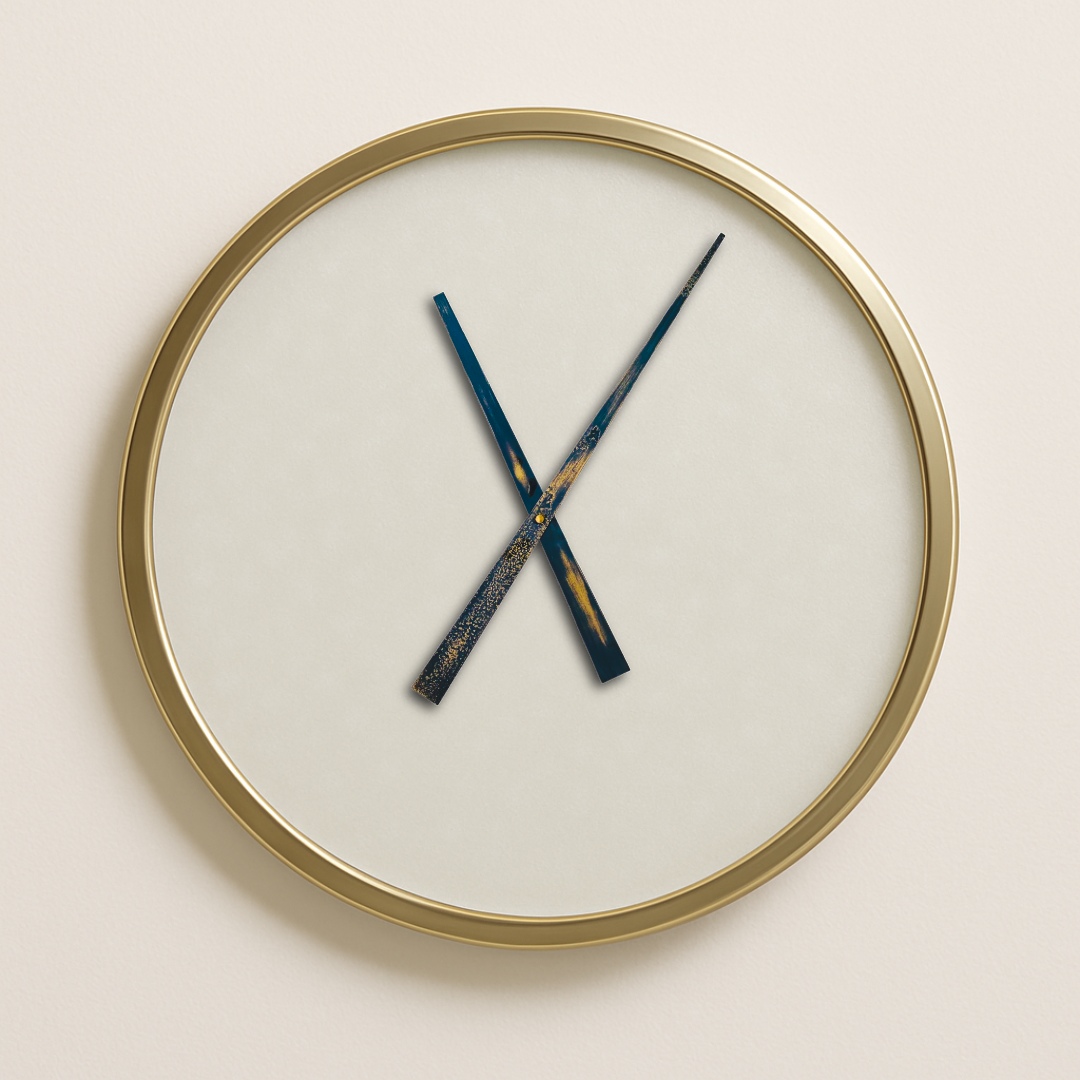 Rustic Black - Clock Hand Kit - For Clocks 20" - 21" in Size