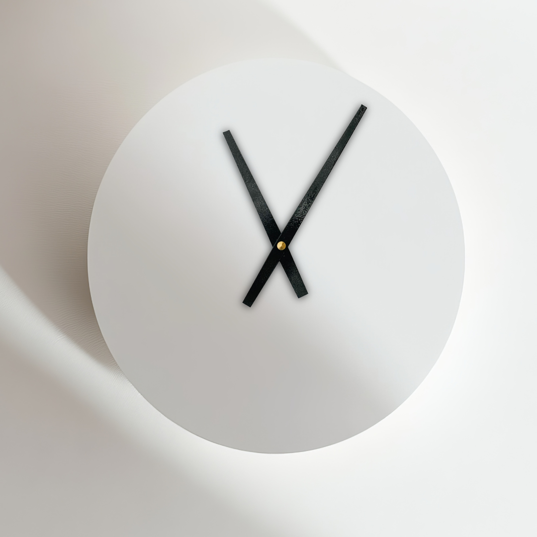 Struck Black- Clock Hand Kit - For Clocks 9" - 10" in Size