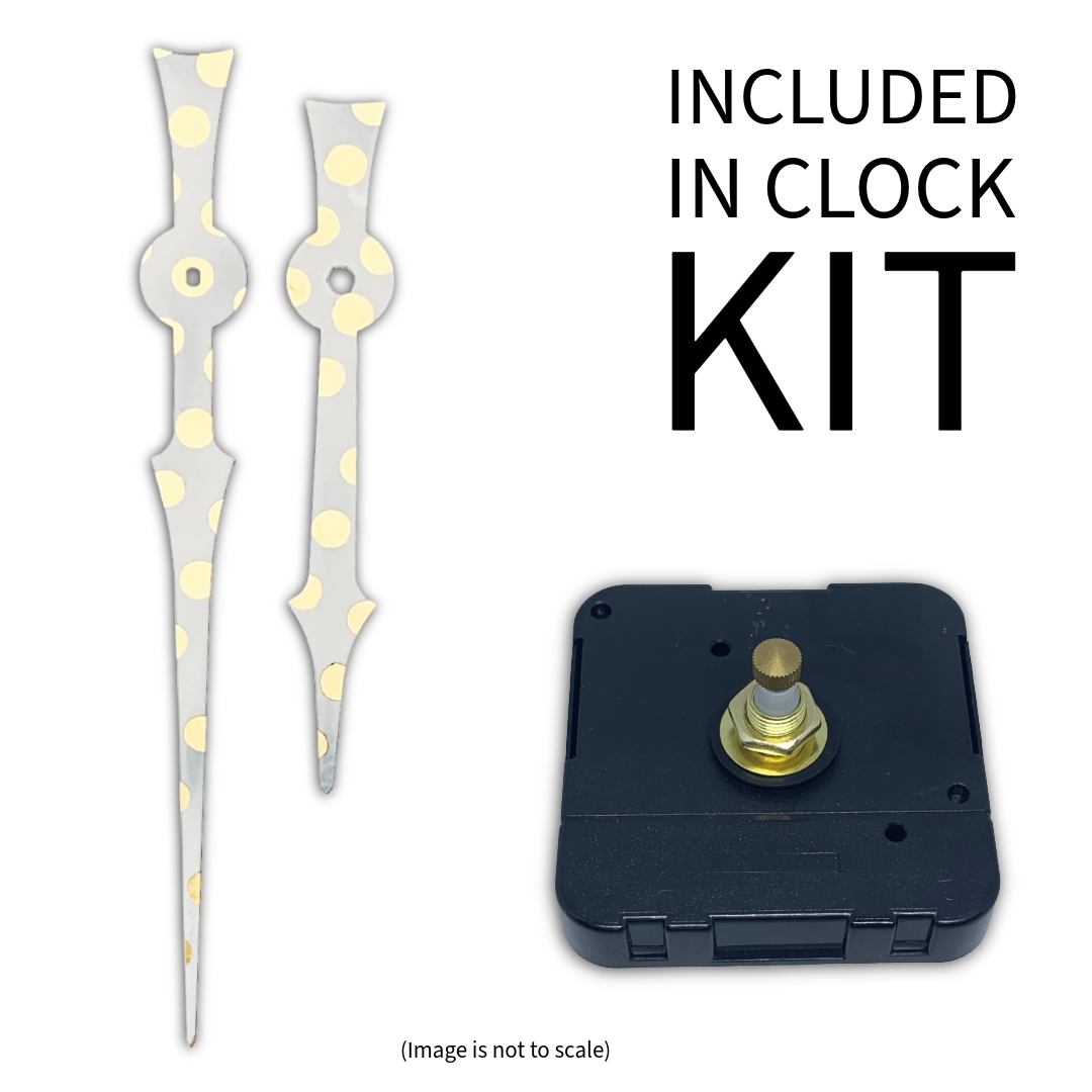 Point Phase - Clock Hand Kit - For Clocks 12-1/2" - 13-1/2" in Size
