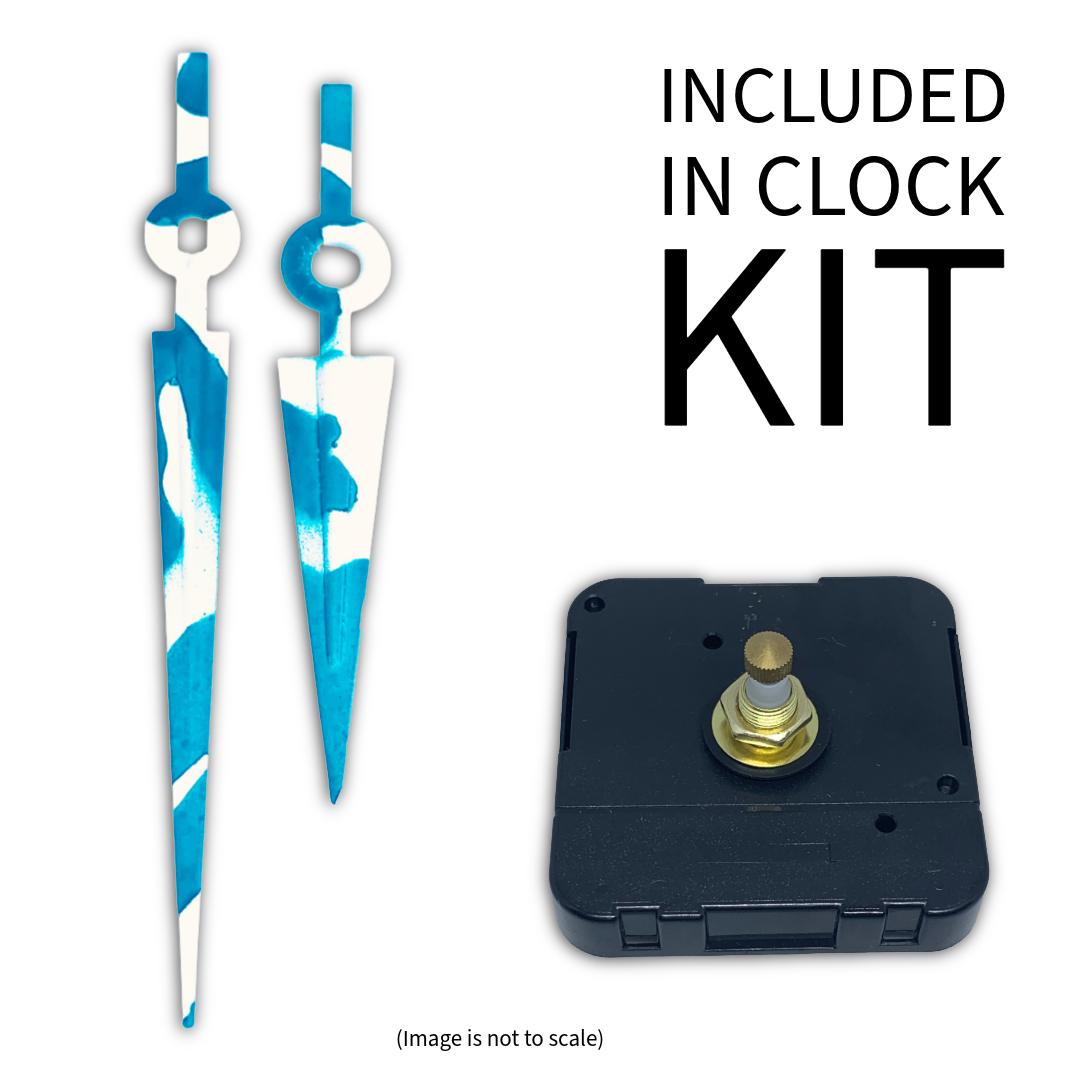 Coral Drift - Clock Hand Kit - For Clocks 6" - 7" in Size