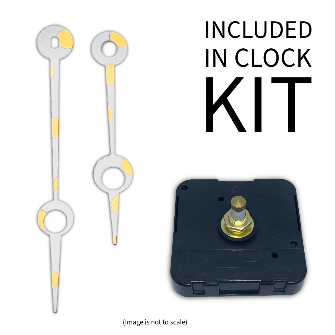 Point Phase - Clock Hand Kit - For Clocks 7-1/2" - 8-1/2" in Size