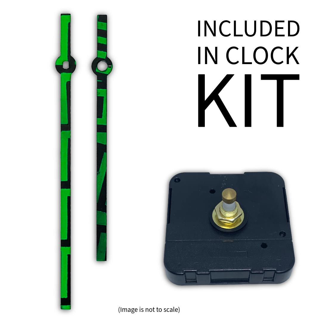 Green Impact - Clock Hand Kit - For Clocks 10" - 11" in Size