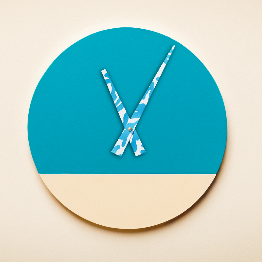 Coral Drift - Clock Hand Kit - For Clocks 11-1/2" - 12-1/2" in Size