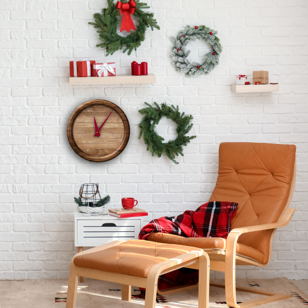 Rustic Red - Clock Hand Kit - For Clocks 11-1/2" - 12-1/2" in Size