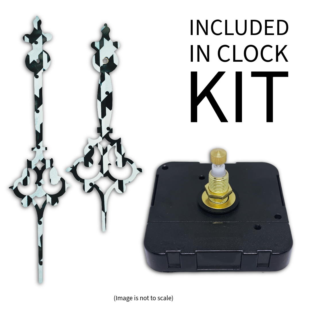 Studio Houndstooth - Clock Hand Kit - For Clocks 16" - 17" in Size