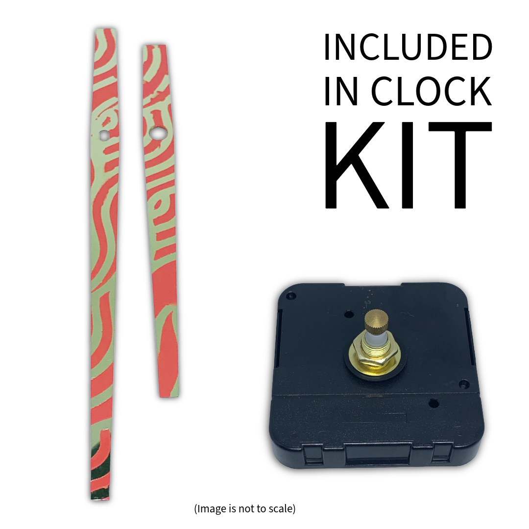 Studio Coral - Clock Hand Kit - For Clocks 9" - 10" in Size