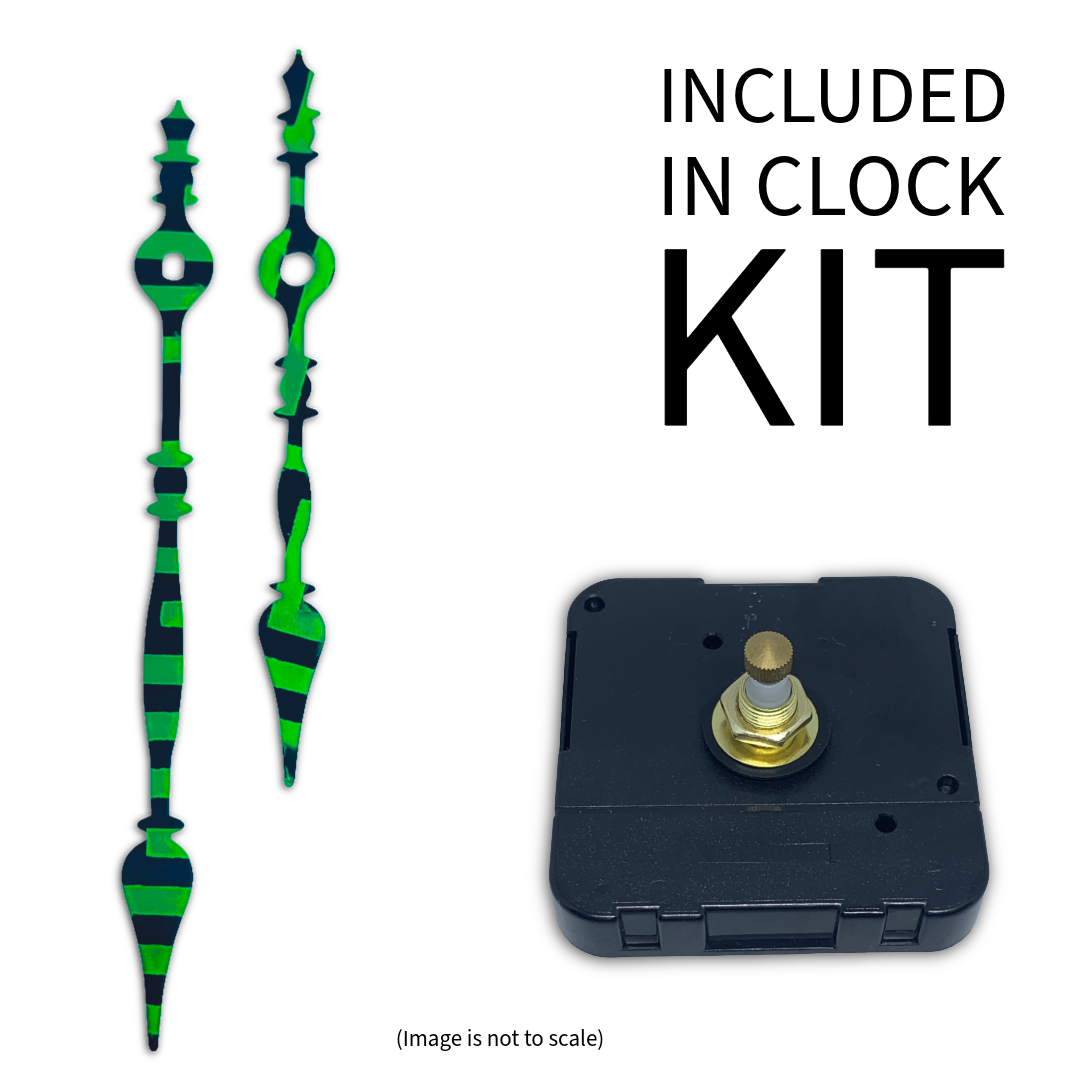 Green Impact- Clock Hand Kit - For Clocks 8-1/4" - 9-1/4" in Size