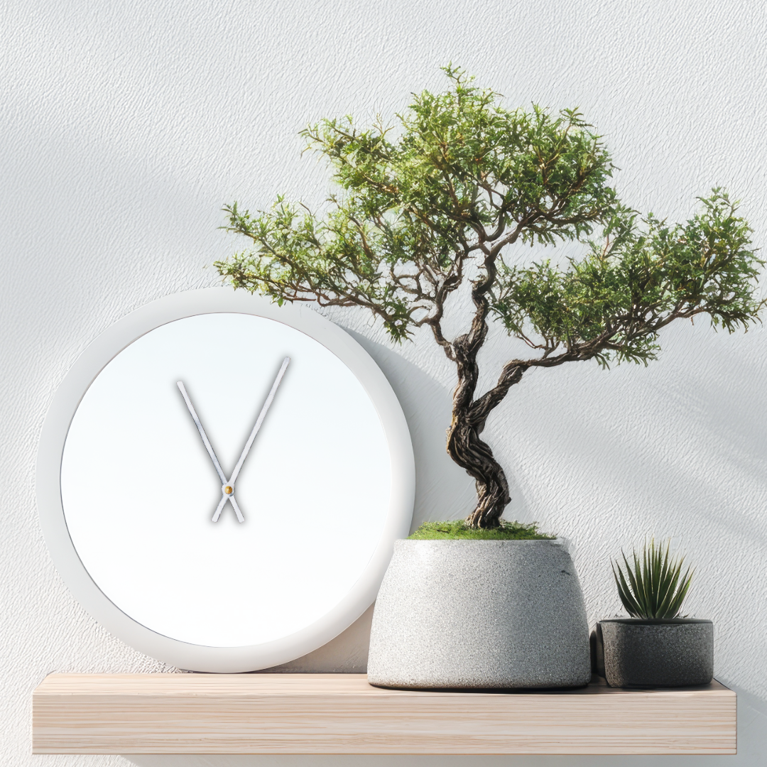 Rustic White - Clock Hand Kit - For Clocks 10" - 11" in Size