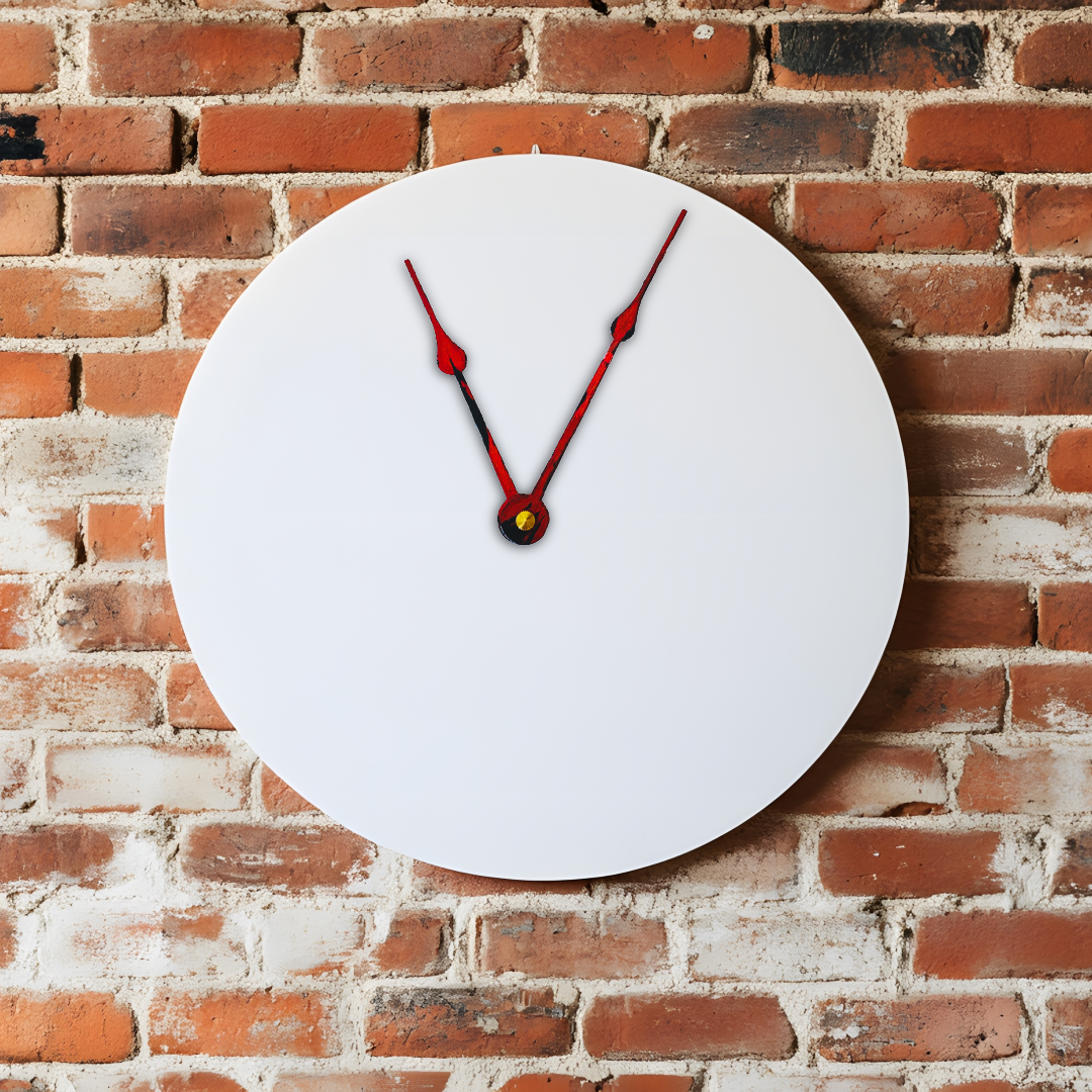 Rustic Red - Clock Hand Kit - For Clocks 9" - 10" in Size