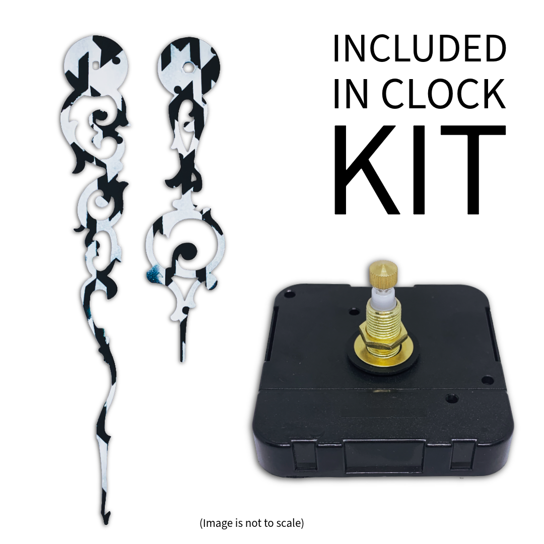 Studio Houndstooth - Clock Hand Kit - For Clocks 15" - 16" in Size