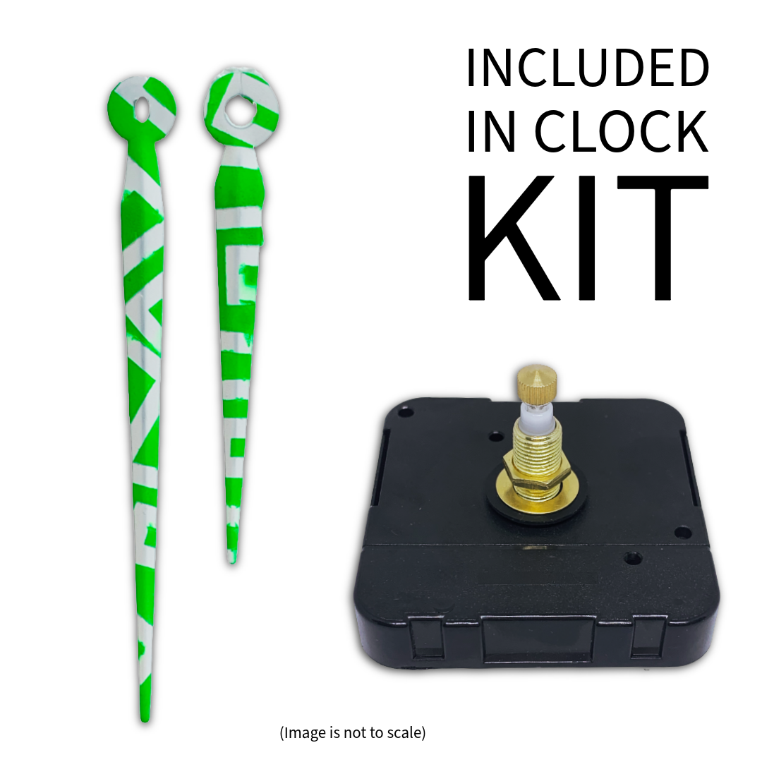 Structured Mint - Clock Hand Kit - For Clocks 9" - 10" in Size