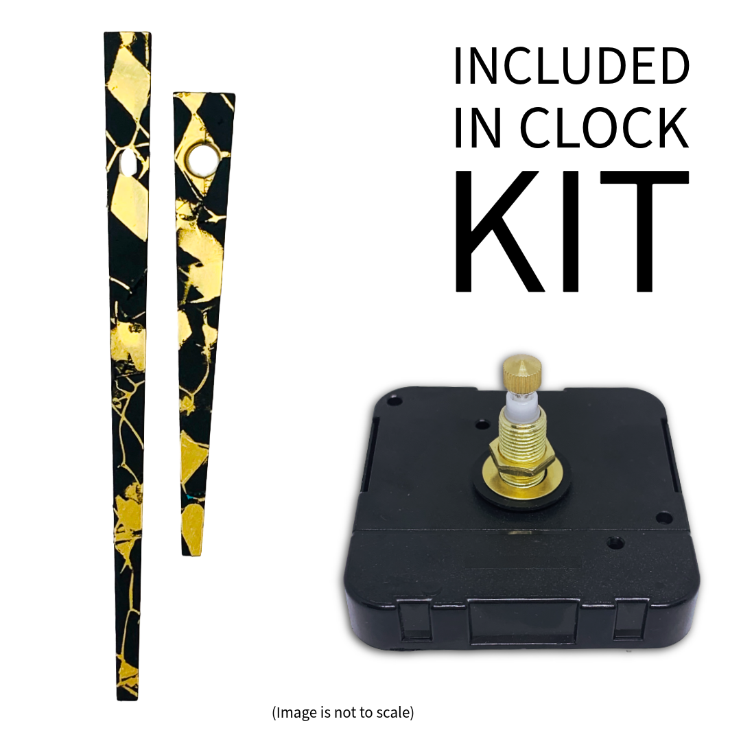 Gold Trace - Clock Hand Kit - For Clocks 6-3/4" - 7-3/4" in Size