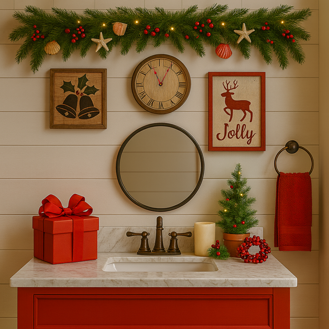 Rustic Red - Clock Hand Kit - For Clocks 9" - 10" in Size