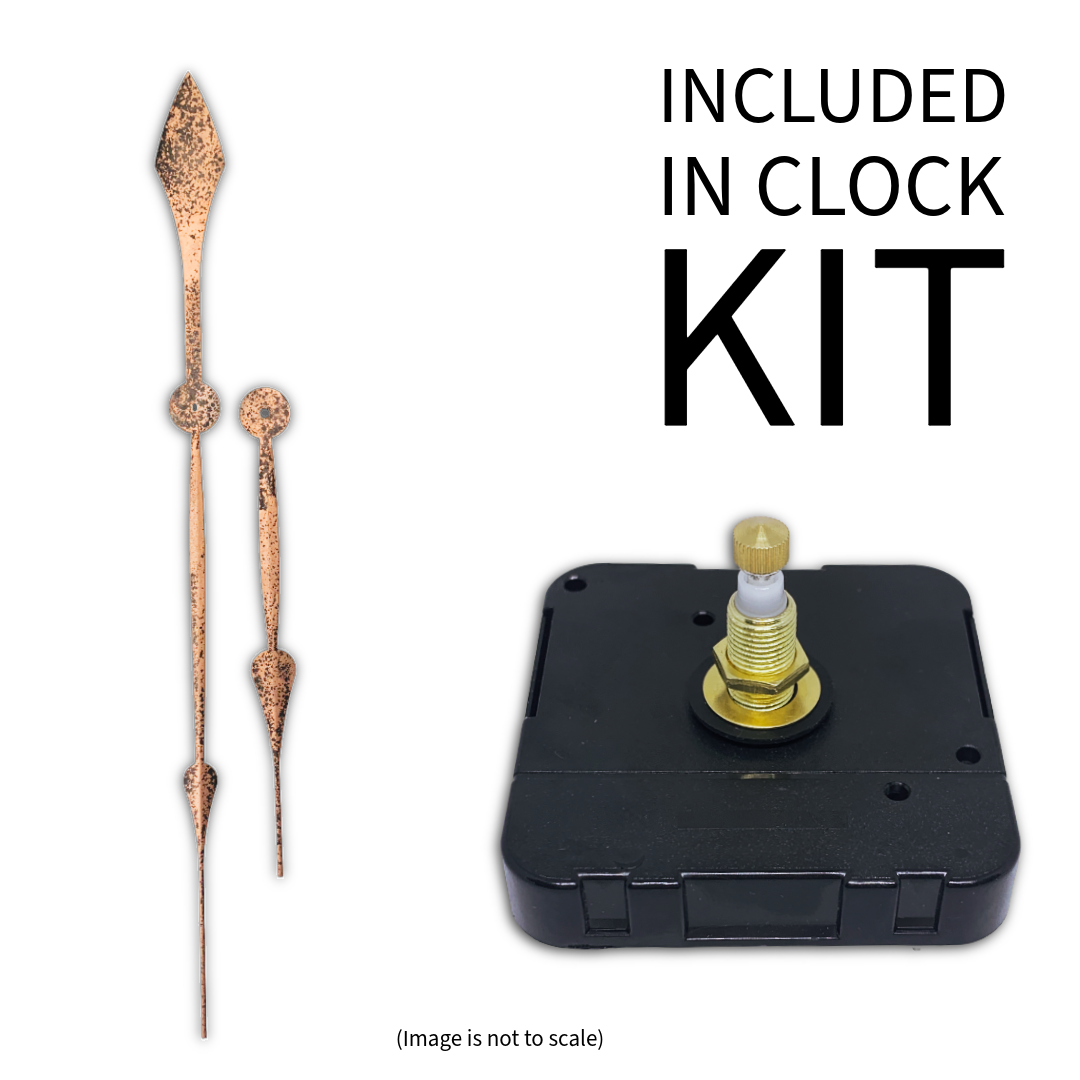 Aged Copper - Clock Hand Kit - For Clocks 28" - 29" in Size