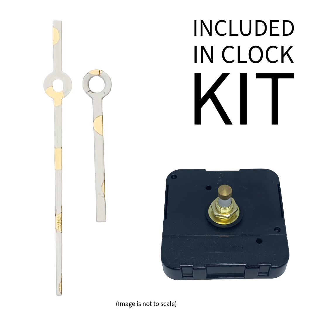 Point Phase - Clock Hand Kit - For Clocks 5" - 6" in Size