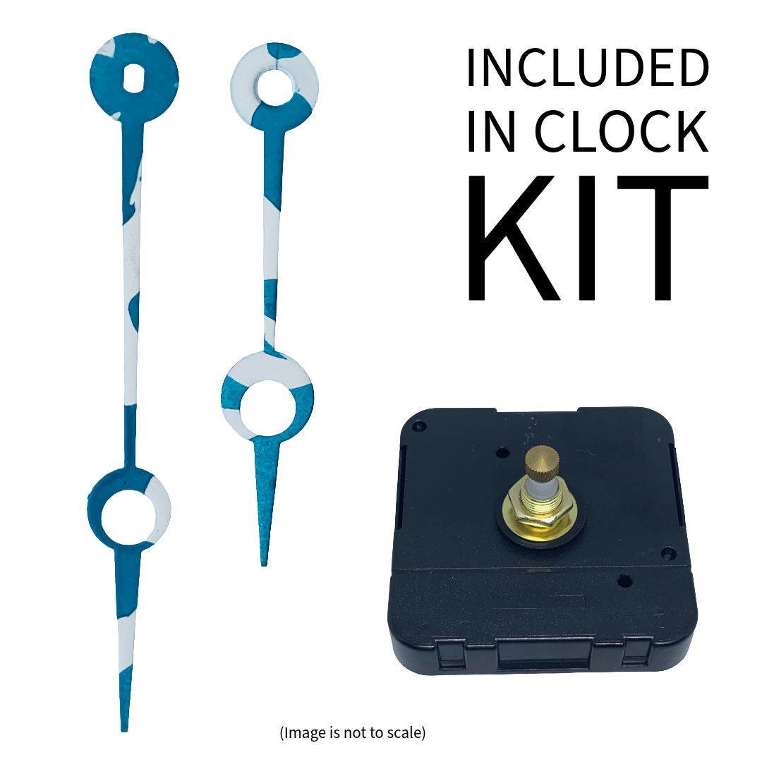 Coral Drift - Clock Hand Kit - For Clocks 7-1/2" - 8-1/2" in Size