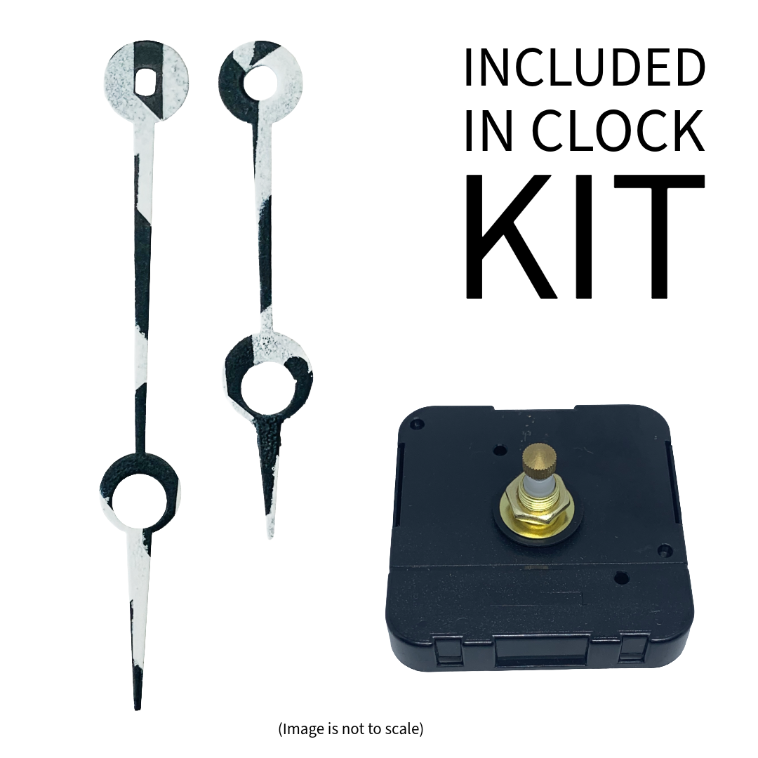 Studio Houndstooth - Clock Hand Kit - For Clocks 7-1/2" - 8-1/2" in Size