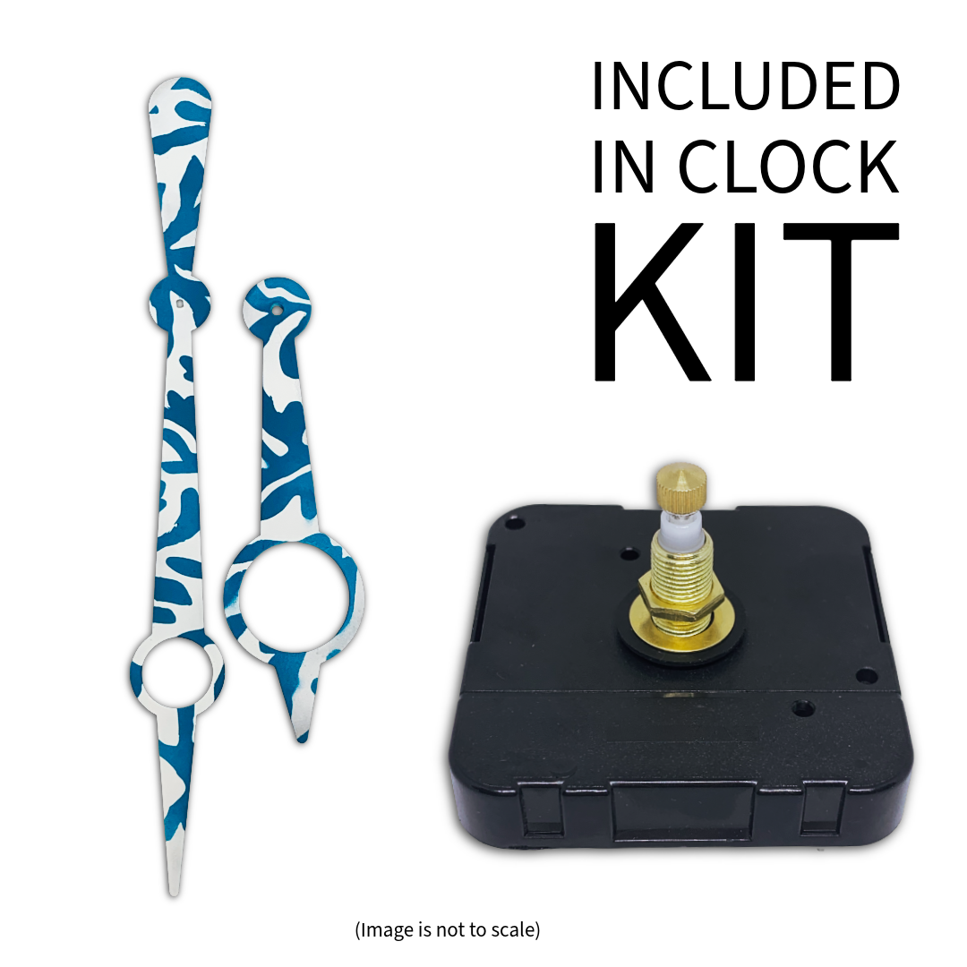 Coral Drift - Clock Hand Kit - For Clocks 18" - 19" in Size