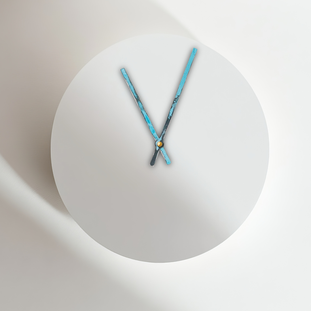 Rustic Blue - Clock Hand Kit - For Clocks 10" - 11" in Size