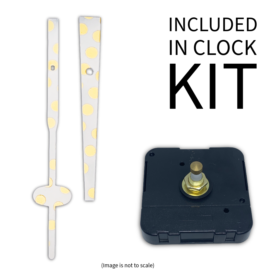 Point Phase - Clock Hand Kit - For Clocks 11-1/2" - 12-1/2" in Size