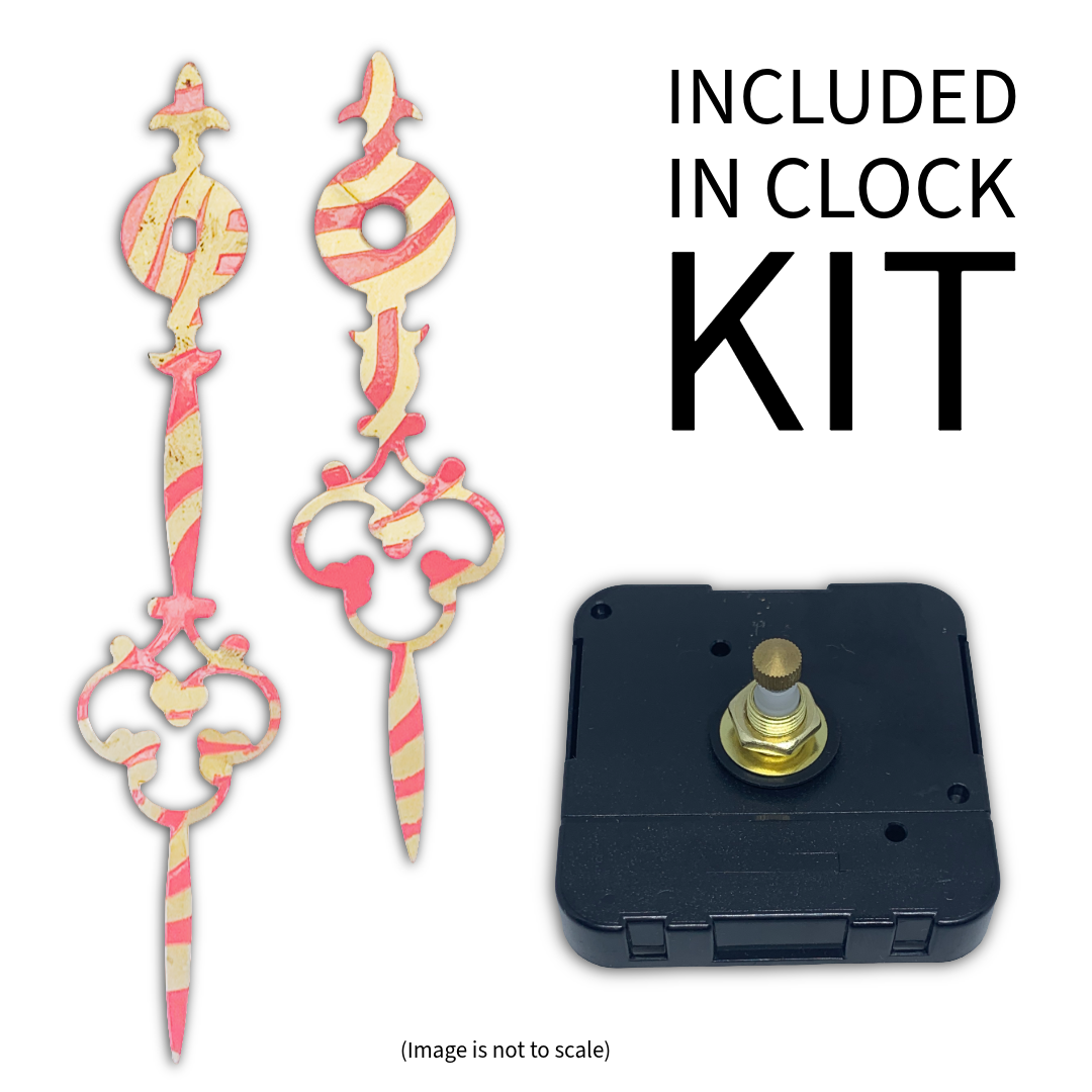 Studio Coral - Clock Hand Kit - For Clocks 7-1/2" - 8-1/2" in Size