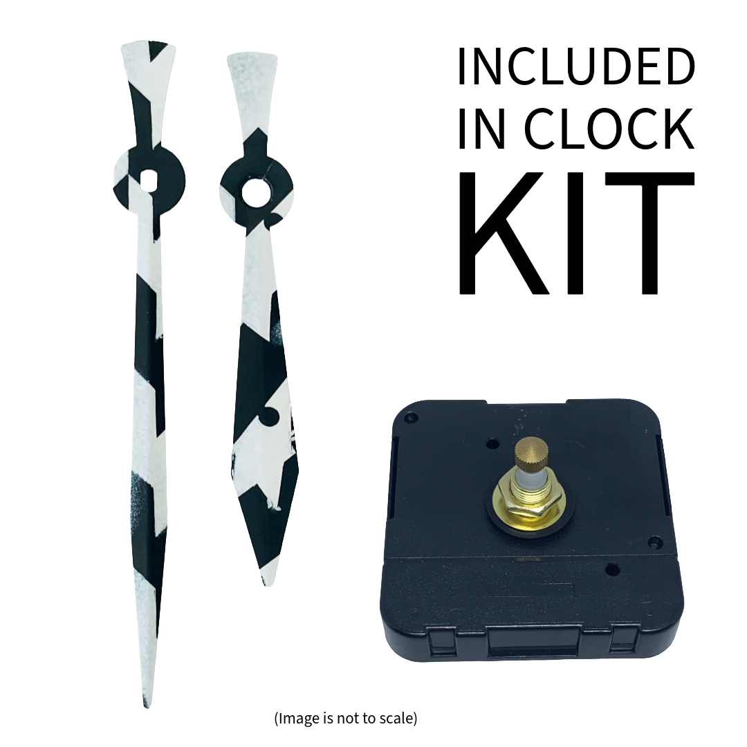 Studio Houndstooth - Clock Hand Kit - For Clocks 7-1/2" - 8-1/2" in Size