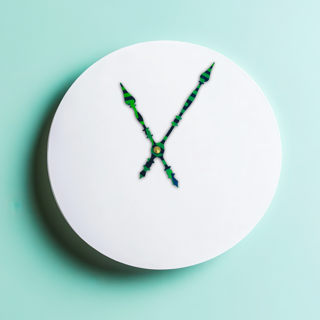Green Impact- Clock Hand Kit - For Clocks 8-1/4" - 9-1/4" in Size