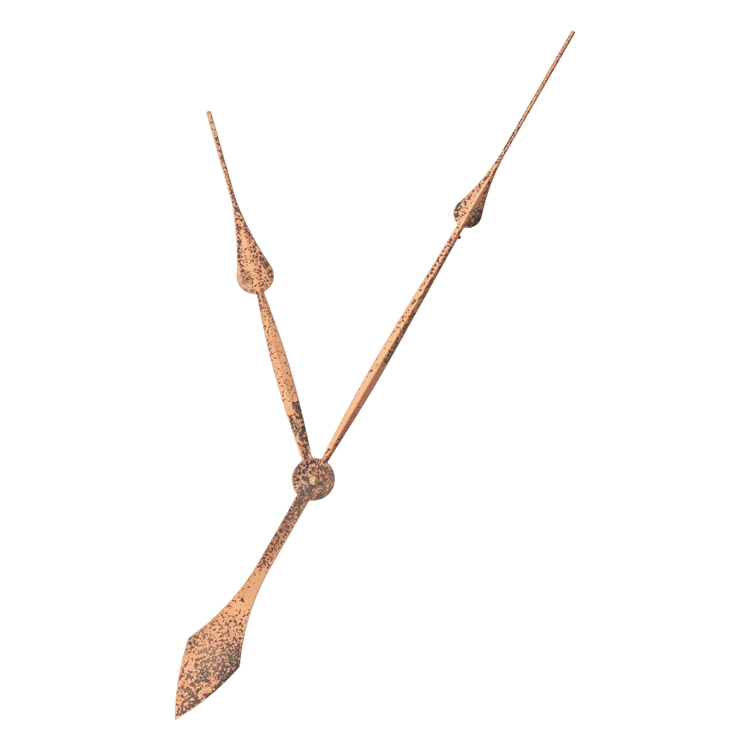Aged Copper - Clock Hand Kit - For Clocks 28" - 29" in Size
