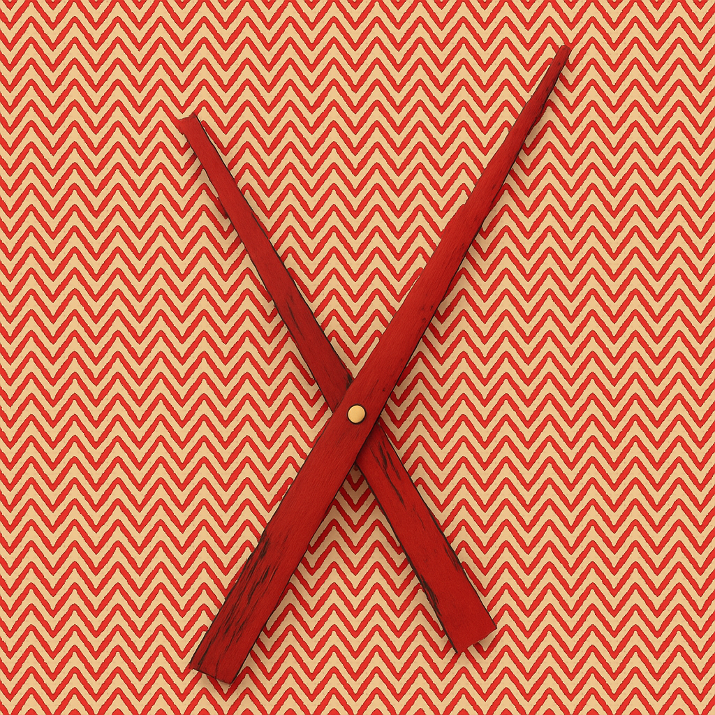 Rustic Red - Clock Hand Kit - For Clocks 20" - 21" in Size