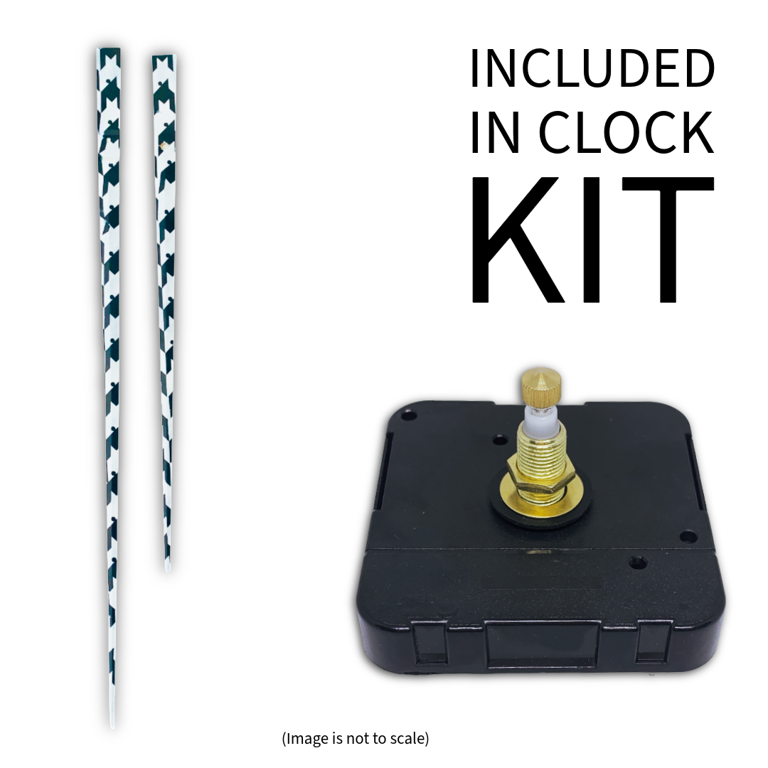 Studio Houndstooth  - Clock Hand Kit - For Clocks 35" - 36" in Size