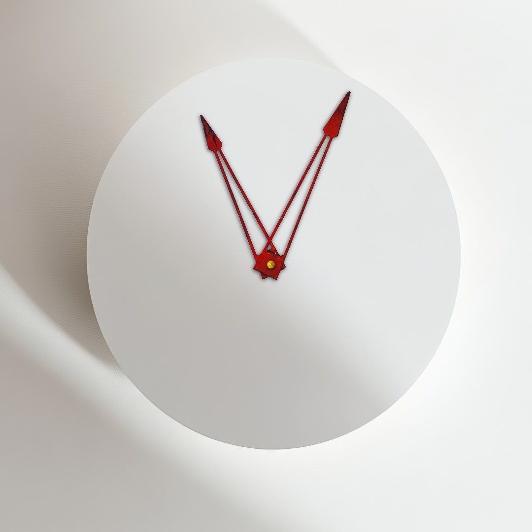 Rustic Red - Clock Hand Kit - For Clocks 13" - 14" in Size