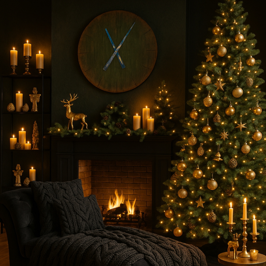 Rustic Black - Clock Hand Kit - For Clocks 20" - 21" in Size