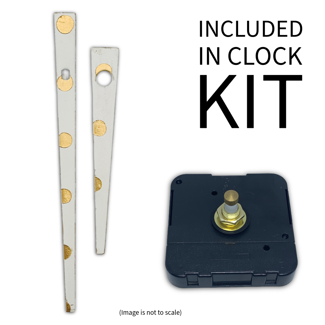 Point Phase - Clock Hand Kit - For Clocks 6-3/4" - 7-3/4" in Size
