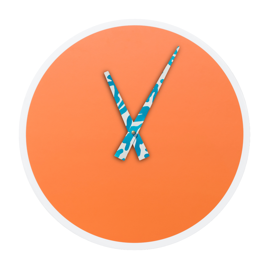 Coral Drift - Clock Hand Kit - For Clocks 11-1/2" - 12-1/2" in Size