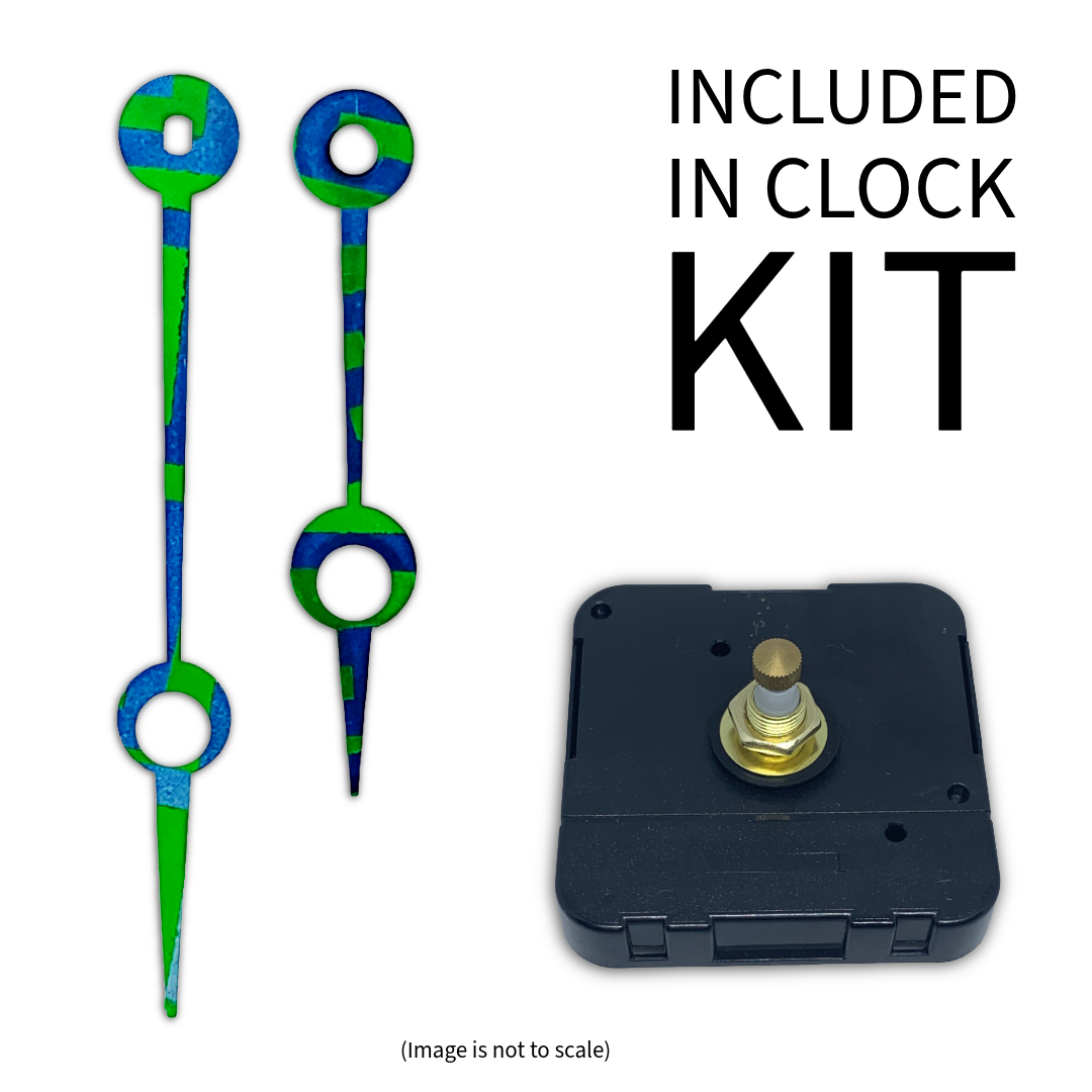 Emerald Tide - Clock Hand Kit - For Clocks 7-1/2" - 8-1/2" in Size