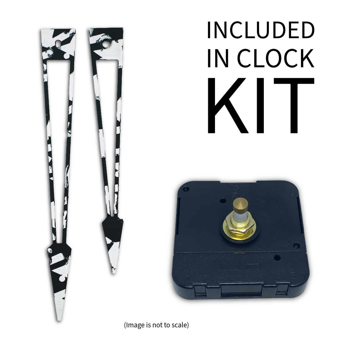 Studio Houndstooth - Clock Hand Kit - For Clocks 13" - 14" in Size