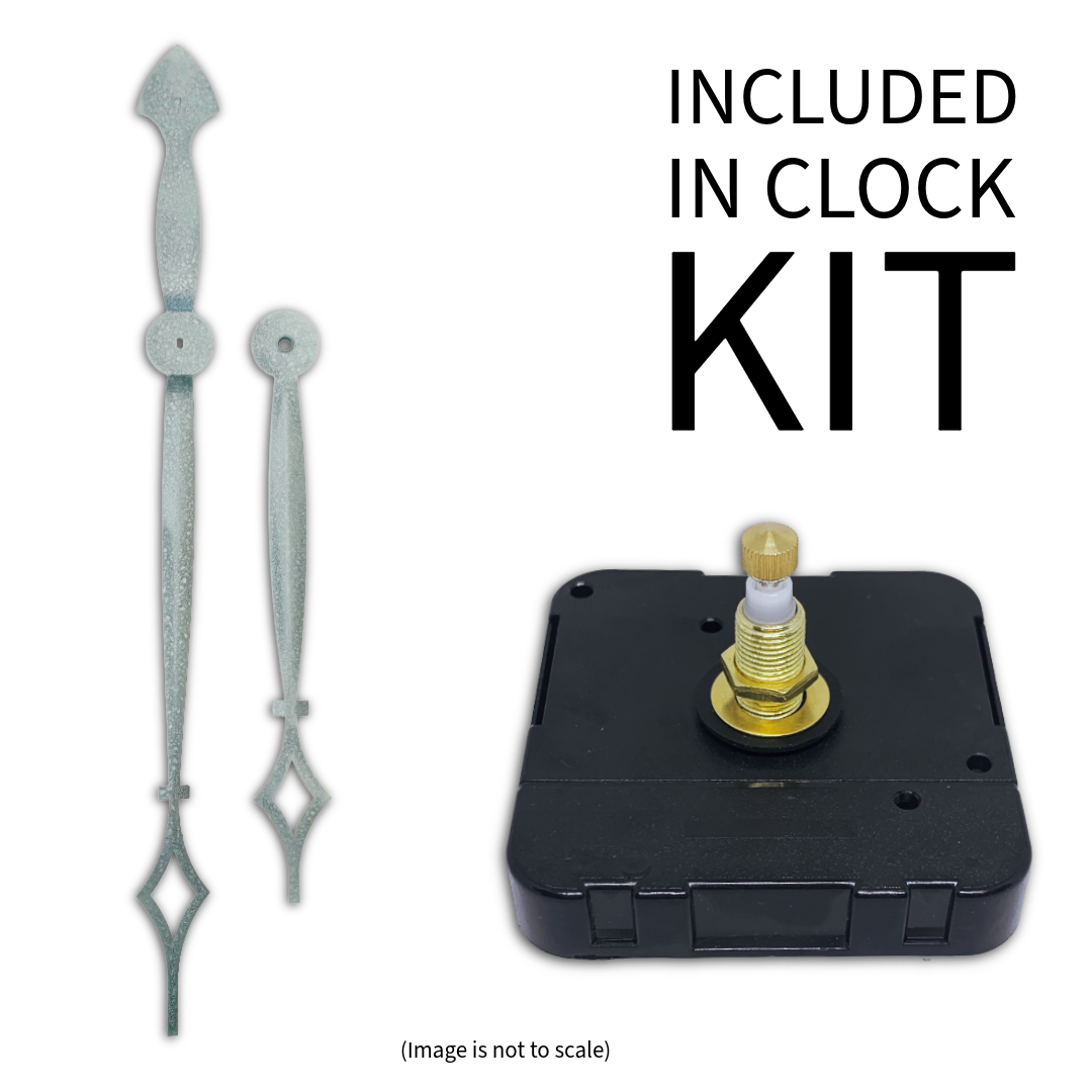 Struck Metal - Clock Hand Kit - For Clocks 20" - 21" in Size