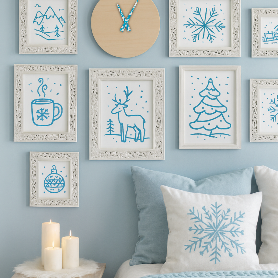 Coral Drift - Clock Hand Kit - For Clocks 11-1/2" - 12-1/2" in Size