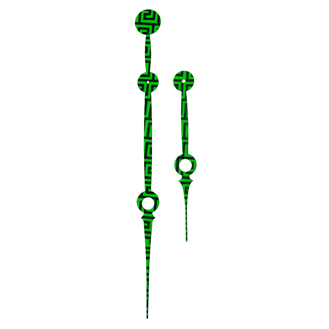 Green Impact  - Clock Hand Kit - For Clocks 29" - 30" in Size