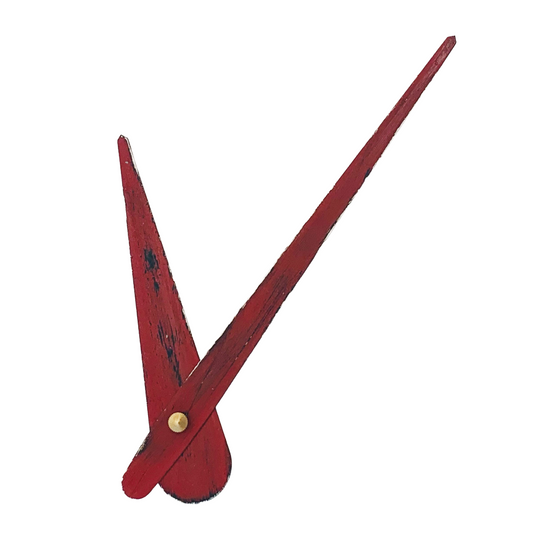 Rustic Red - Clock Hand Kit - For Clocks 11-1/2" - 12-1/2" in Size