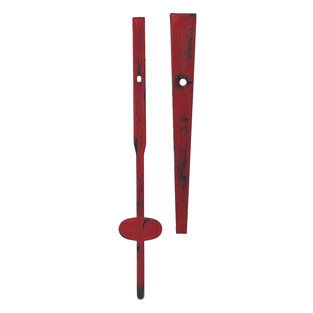 Rustic Red - Clock Hand Kit - For Clocks 11-1/2" - 12-1/2" in Size