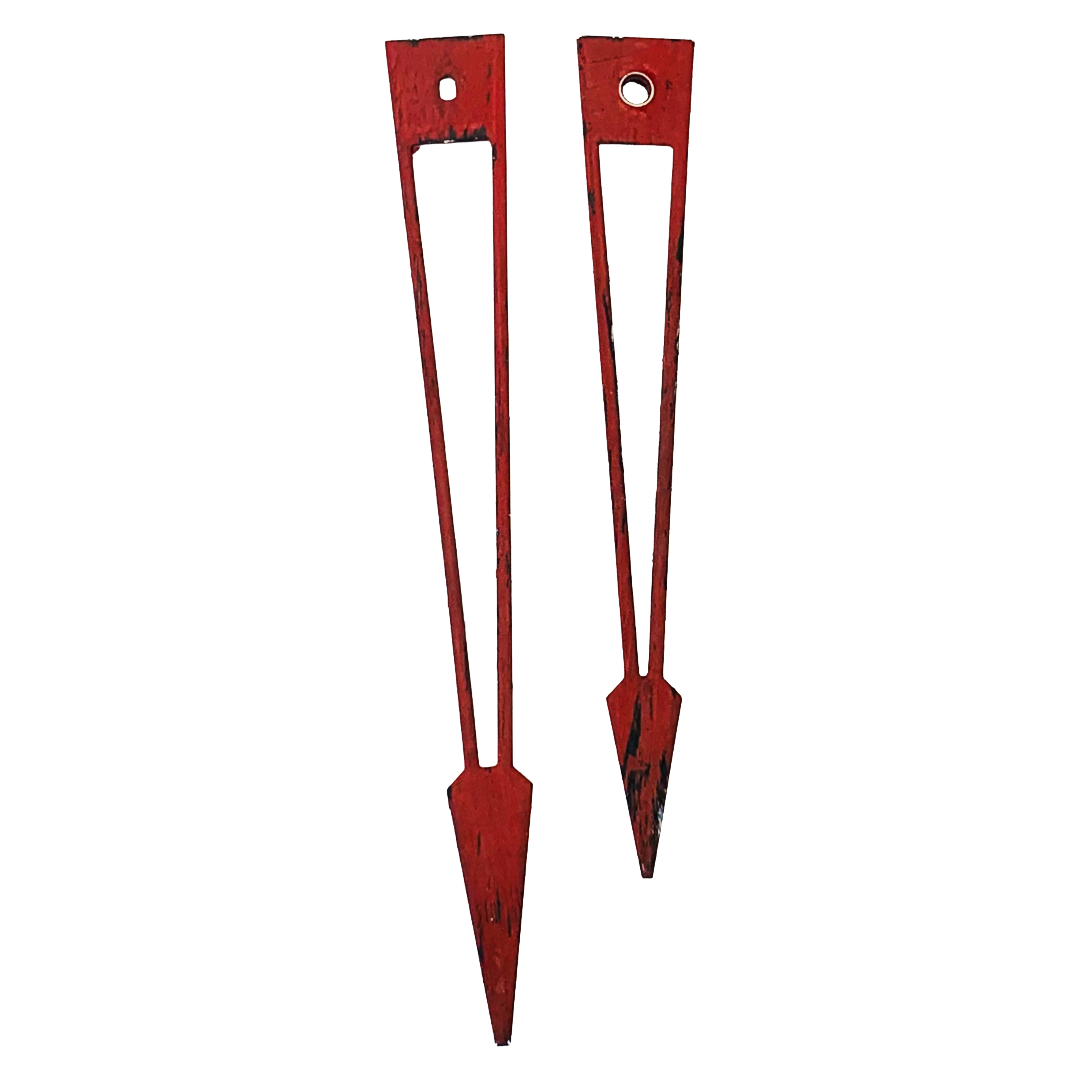 Rustic Red - Clock Hand Kit - For Clocks 13" - 14" in Size