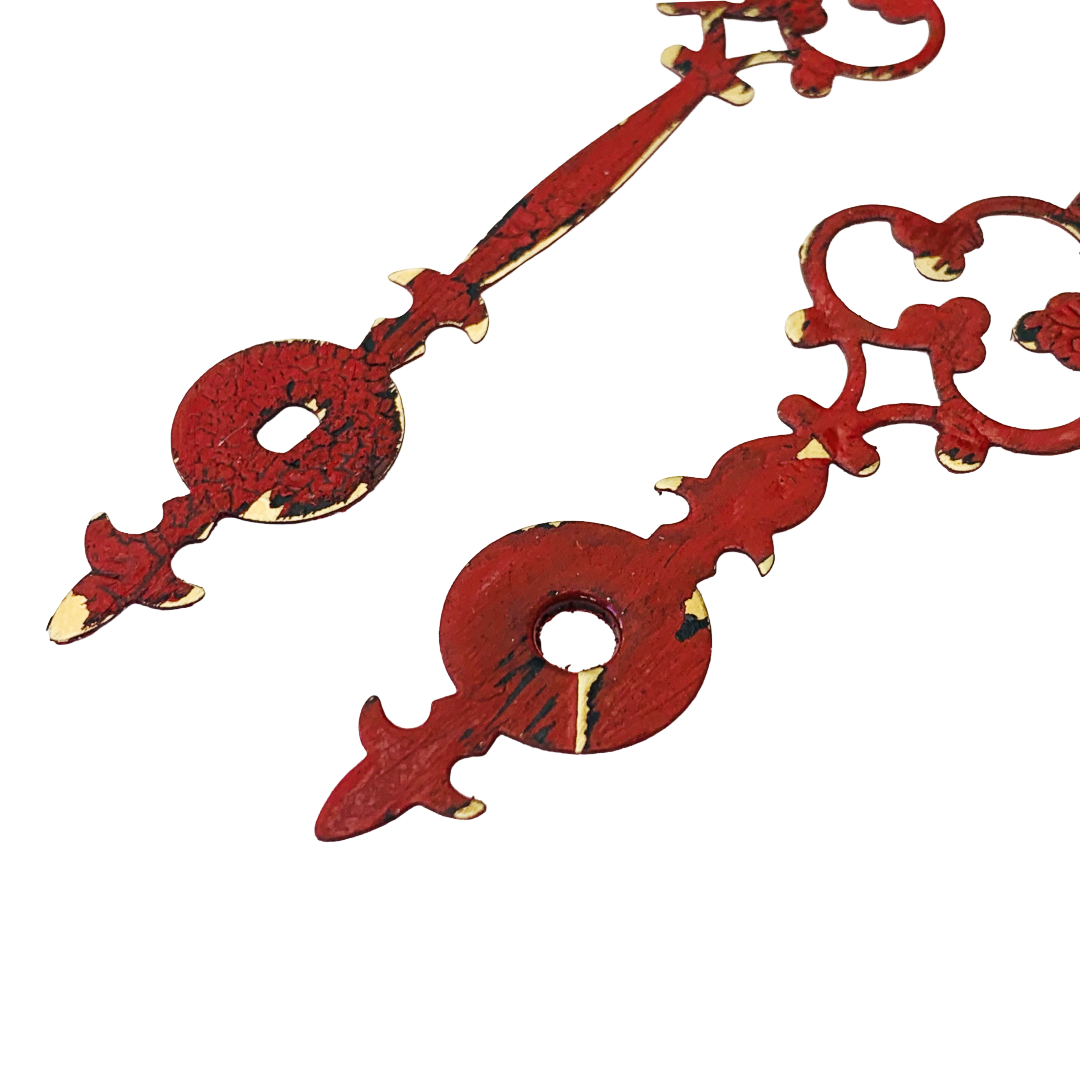 Rustic Red - Clock Hand Kit - For Clocks 7-1/2" - 8-1/2" in Size