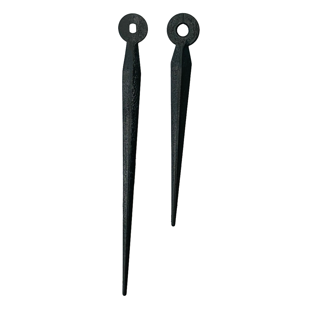 Struck Black - Clock Hand Kit - For Clocks 9" - 10" in Size
