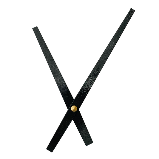 Struck Black- Clock Hand Kit - For Clocks 9" - 10" in Size