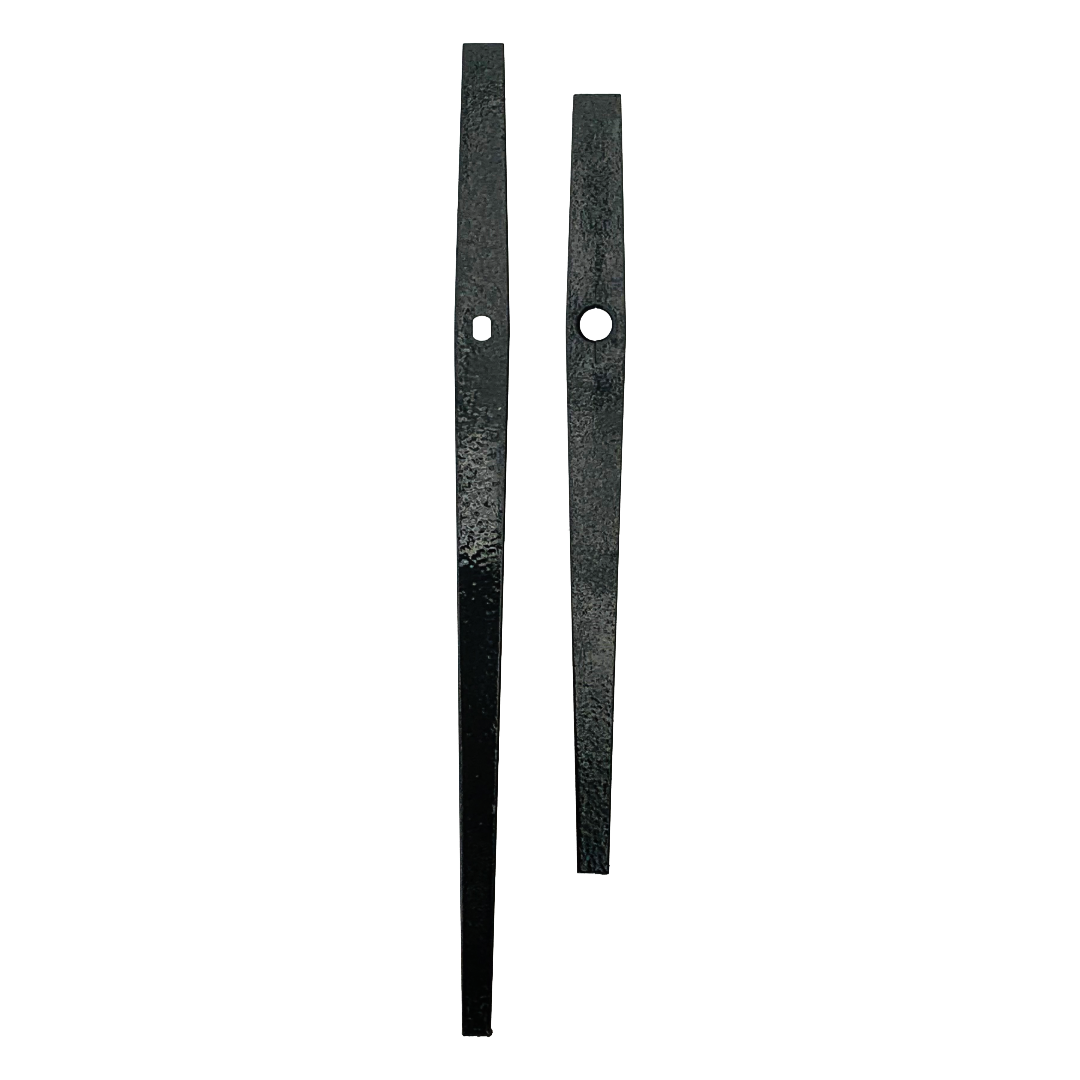 Struck Black- Clock Hand Kit - For Clocks 9" - 10" in Size