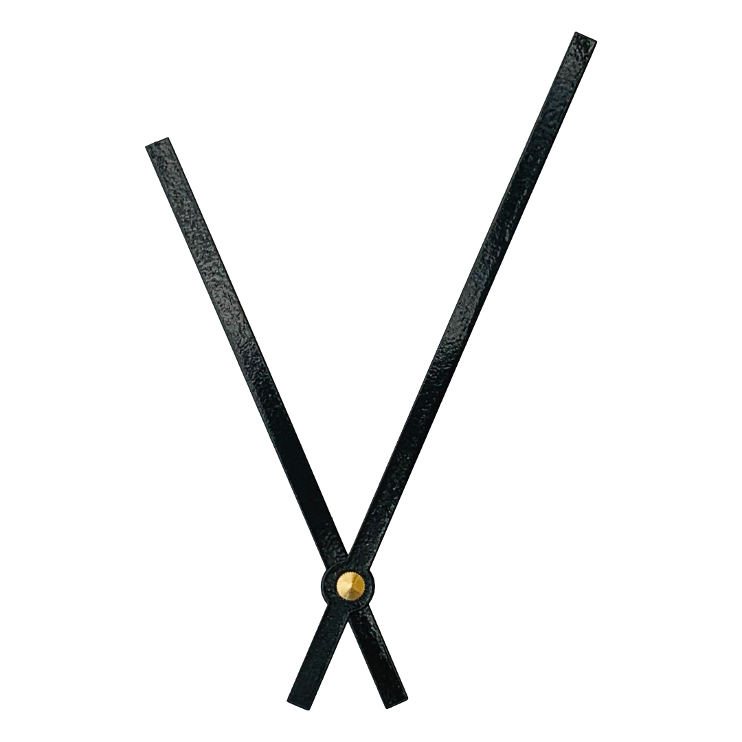 Struck Black - Clock Hand Kit - For Clocks 10" - 11" in Size