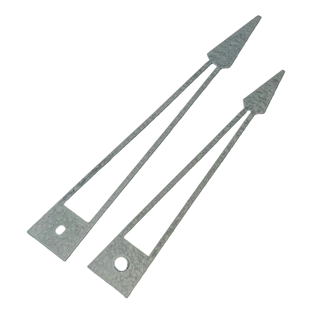 Struck Metal - Clock Hand Kit - For Clocks 13" - 14" in Size